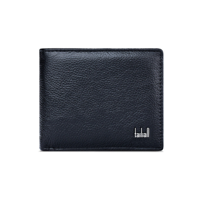 Herren Rindsleder -Leder Geldbörse - Business Classic Multi Card bylotrend