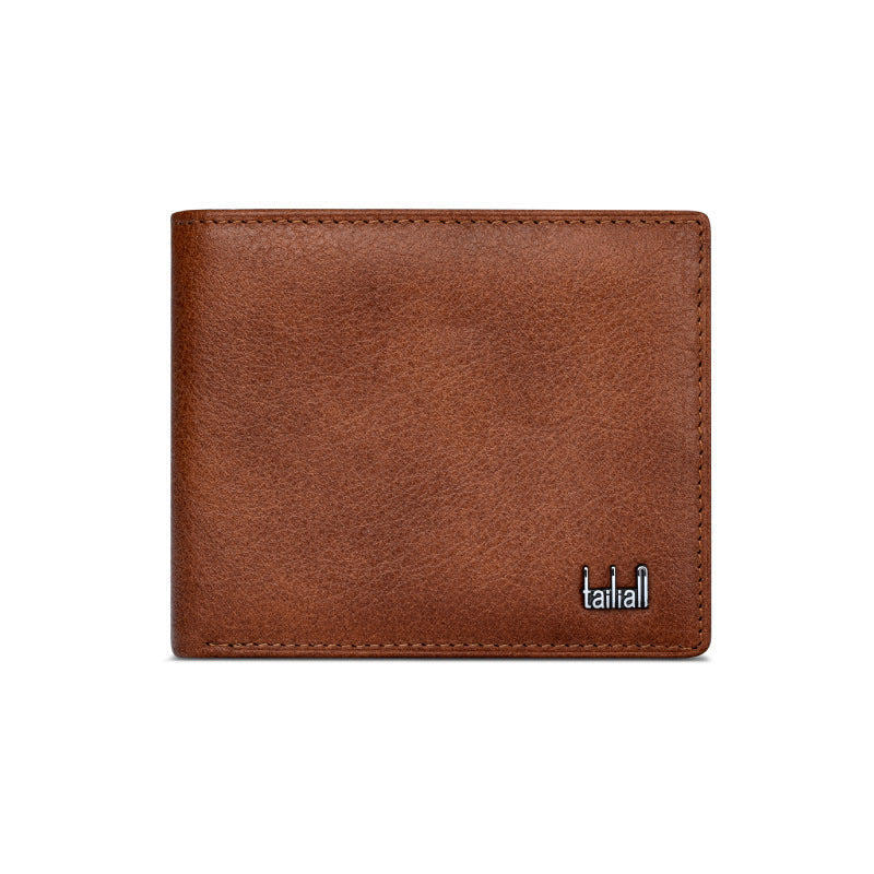 Herren Rindsleder -Leder Geldbörse - Business Classic Multi Card bylotrend