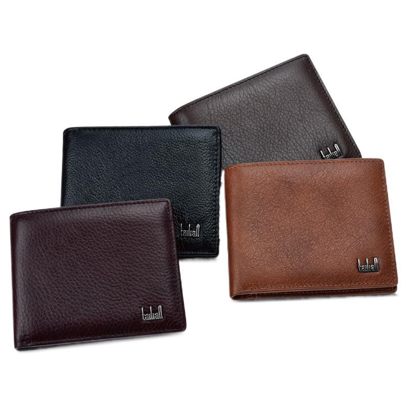 Herren Rindsleder -Leder Geldbörse - Business Classic Multi Card bylotrend