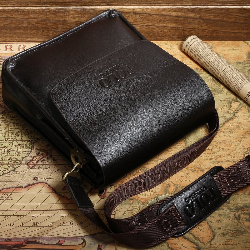 Herren  Rindsleder - Tasche  Messenger Bags - Umhängetaschen bylotrend
