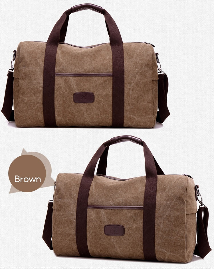Herren Vintage  Canvas Handtasche -Hochwertige Reisetasche Große Kapazität bylotrend