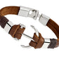 Herren lederarmband Handgestickt bylotrend