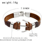 Herren lederarmband Handgestickt bylotrend