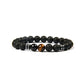 Herrenarmband Tigerauge Stein Vulkanstein Armband bylotrend