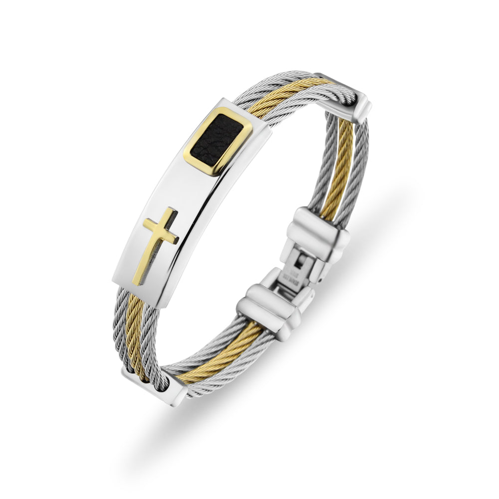 Kreuz Armband Herren Silber bylotrend