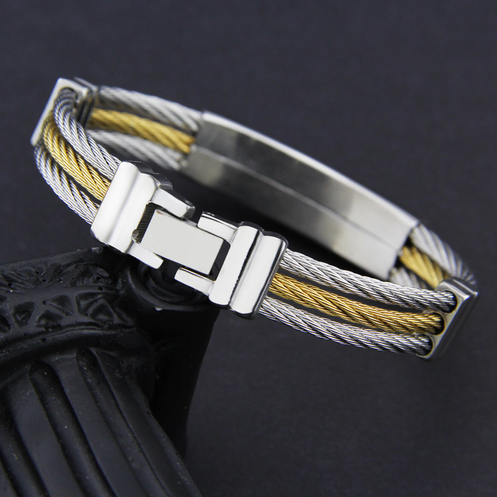 Kreuz Armband Herren Silber bylotrend