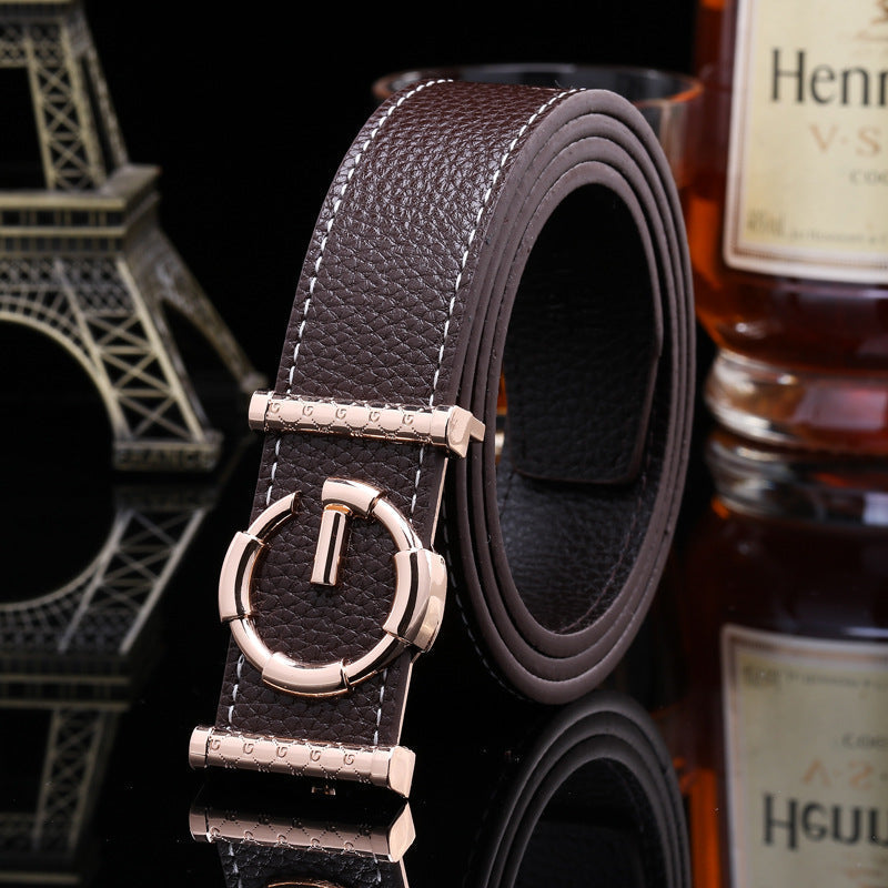 Ladies luxury belts cummerbunds for women G buckle Belt Genuine Leather belt Fashion genuine leather men belts buckle bylotrend
