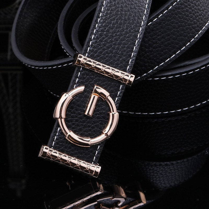 Ladies luxury belts cummerbunds for women G buckle Belt Genuine Leather belt Fashion genuine leather men belts buckle bylotrend