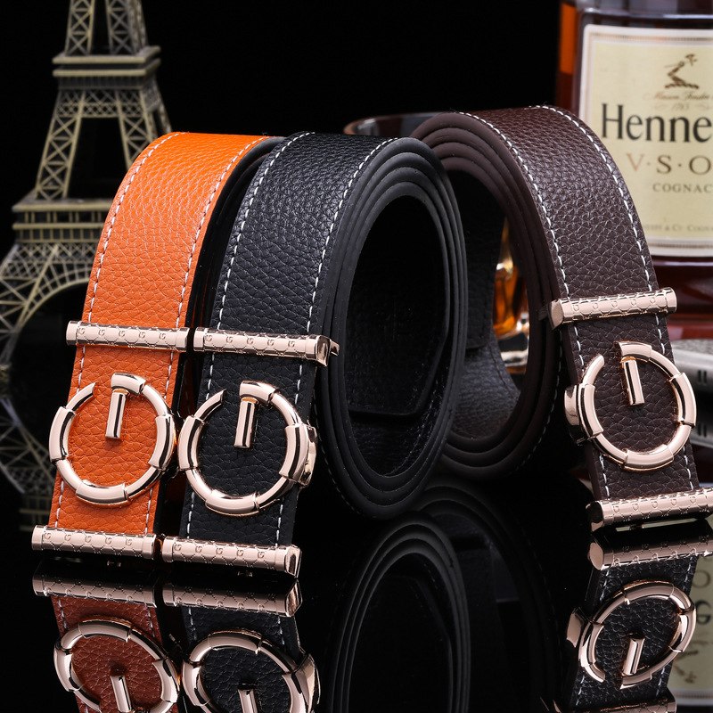 Ladies luxury belts cummerbunds for women G buckle Belt Genuine Leather belt Fashion genuine leather men belts buckle bylotrend
