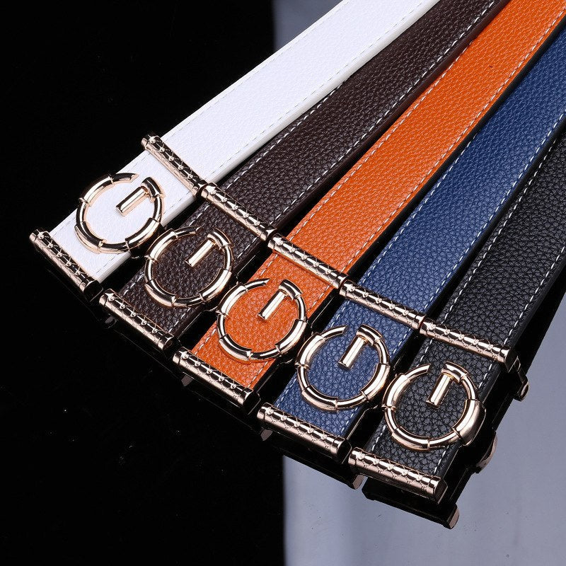 Ladies luxury belts cummerbunds for women G buckle Belt Genuine Leather belt Fashion genuine leather men belts buckle bylotrend
