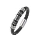 Lederarmband Geflochten Herren Mit Gravur bylotrend