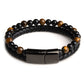 Lederarmband Tigerauge - Marnau Leder bylotrend