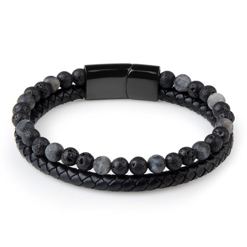 Lederarmband Tigerauge - Marnau Leder bylotrend