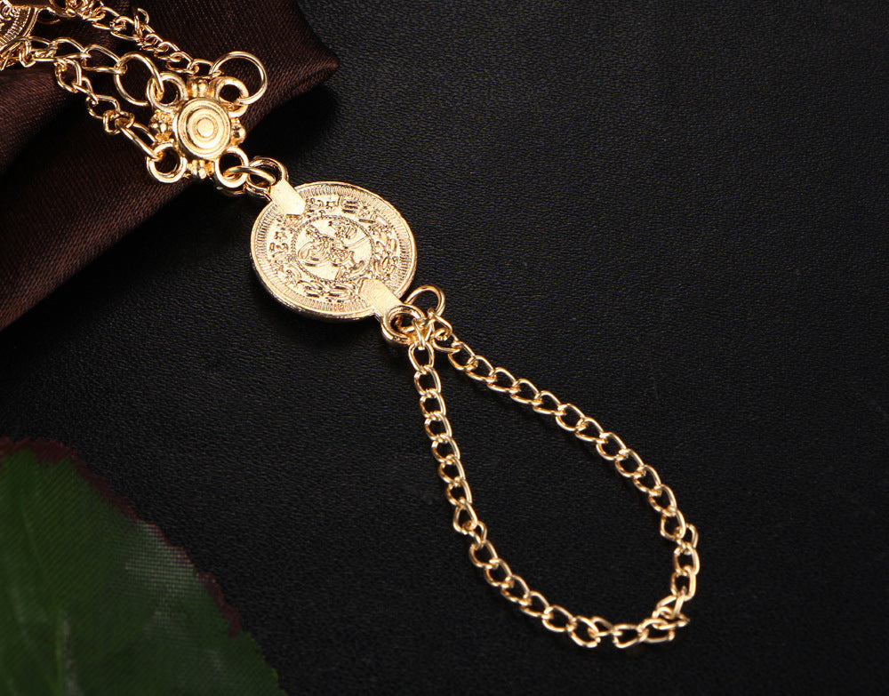Mode Silberkette Barfuß Sandalen Fußkettchen Körperschmuck bylotrend