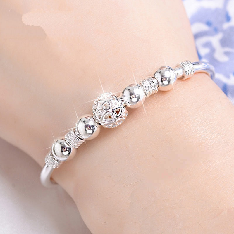 Perlen Armband Silber Damen bylotrend