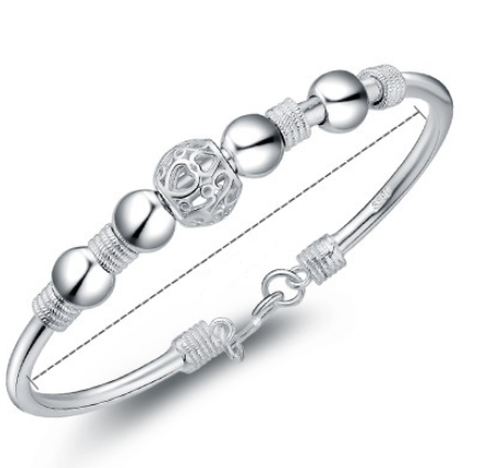 Perlen Armband Silber Damen bylotrend