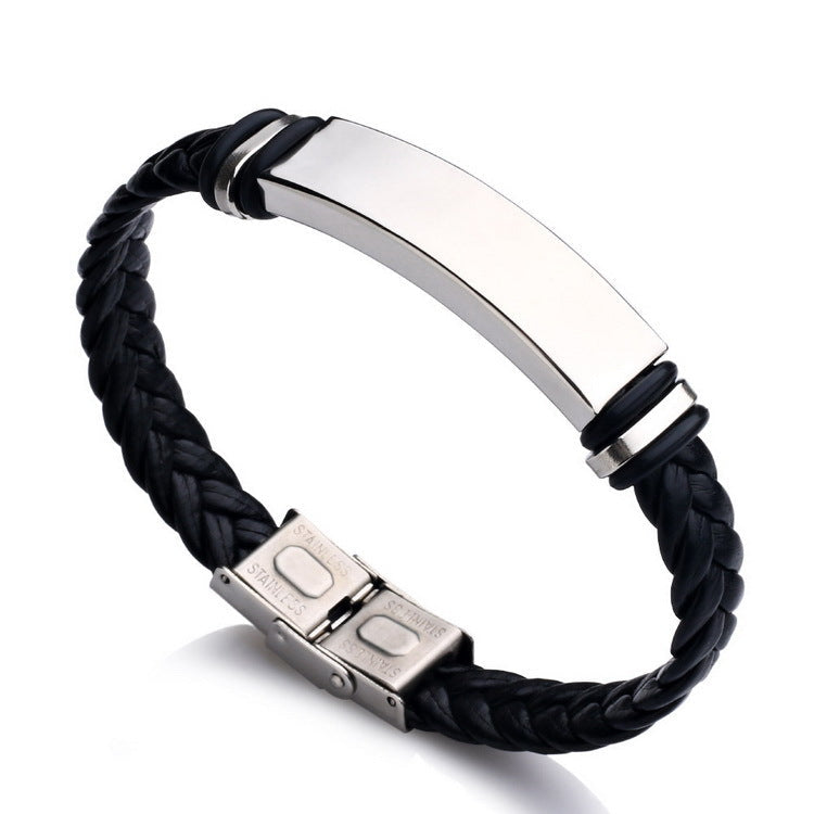 Personalisierte Armbänder Männer Silber bylotrend