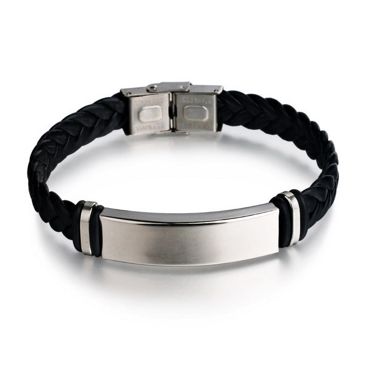 Personalisierte Armbänder Männer Silber bylotrend