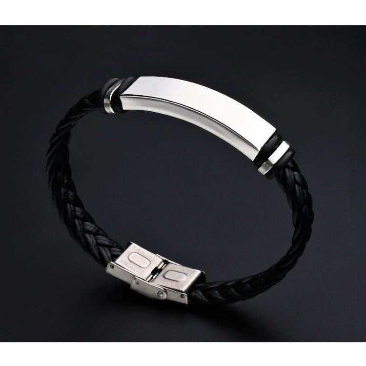 Personalisierte Armbänder Männer Silber bylotrend