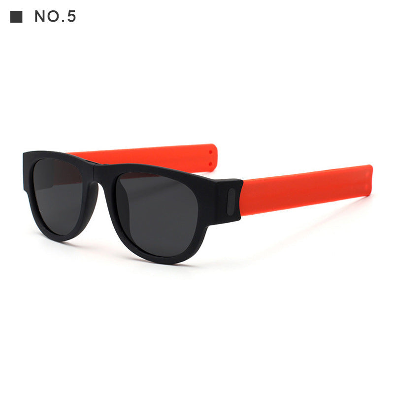 Polarisierte faltbare Handgelenk-Sonnenbrille mit neuem seltsamem Armband-Design faltbare Sonnenbrille bylotrend