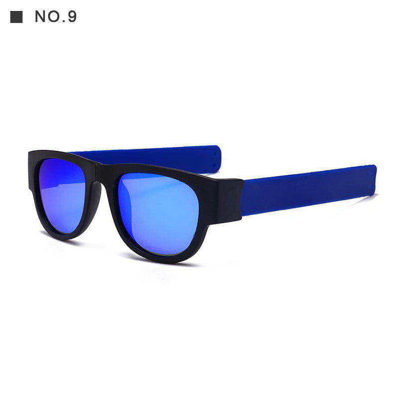 Polarisierte faltbare Handgelenk-Sonnenbrille mit neuem seltsamem Armband-Design faltbare Sonnenbrille bylotrend