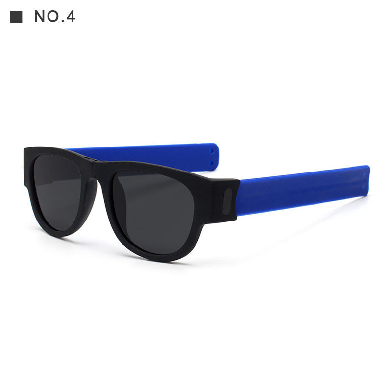 Polarisierte faltbare Handgelenk-Sonnenbrille mit neuem seltsamem Armband-Design faltbare Sonnenbrille bylotrend