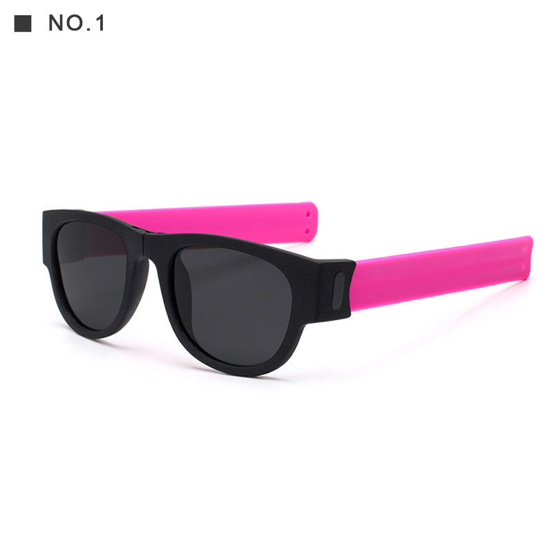 Polarisierte faltbare Handgelenk-Sonnenbrille mit neuem seltsamem Armband-Design faltbare Sonnenbrille bylotrend