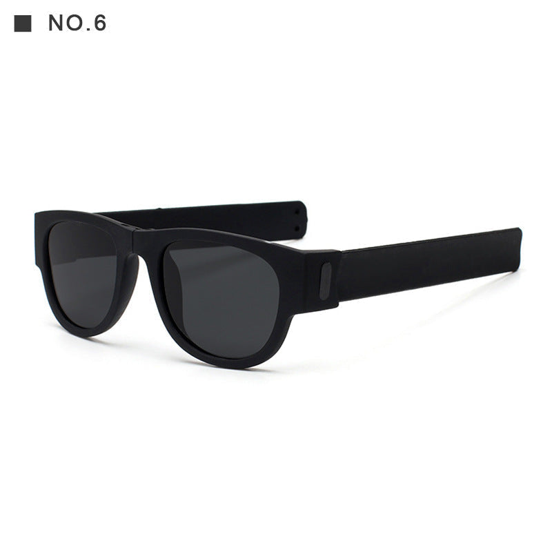 Polarisierte faltbare Handgelenk-Sonnenbrille mit neuem seltsamem Armband-Design faltbare Sonnenbrille bylotrend