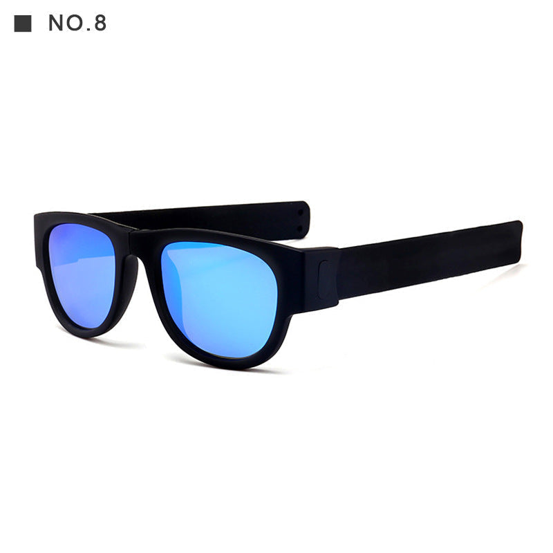 Polarisierte faltbare Handgelenk-Sonnenbrille mit neuem seltsamem Armband-Design faltbare Sonnenbrille bylotrend