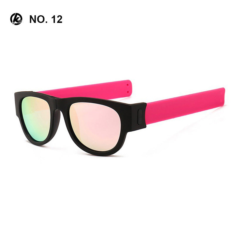 Polarisierte faltbare Handgelenk-Sonnenbrille mit neuem seltsamem Armband-Design faltbare Sonnenbrille bylotrend