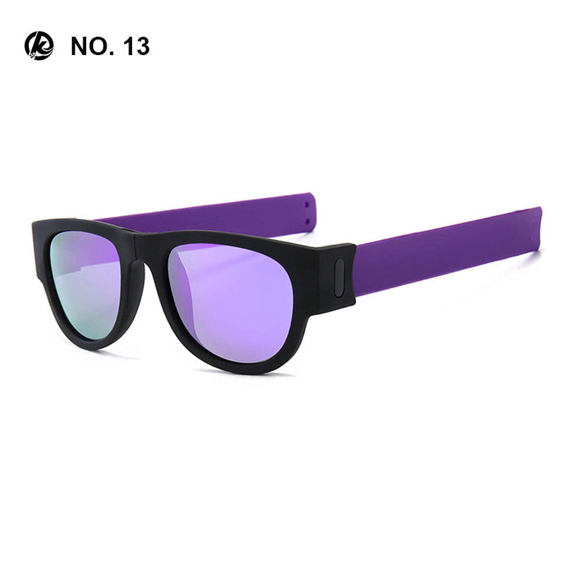 Polarisierte faltbare Handgelenk-Sonnenbrille mit neuem seltsamem Armband-Design faltbare Sonnenbrille bylotrend