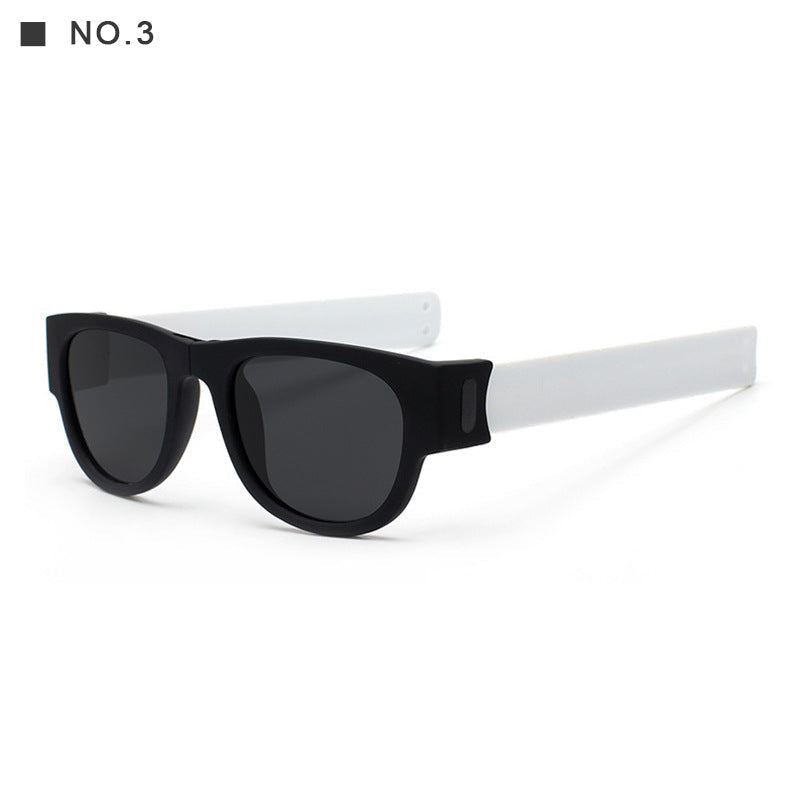 Polarisierte faltbare Handgelenk-Sonnenbrille mit neuem seltsamem Armband-Design faltbare Sonnenbrille bylotrend