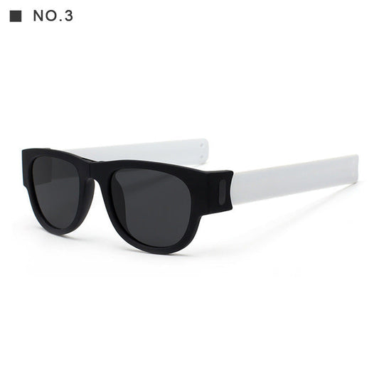 Polarisierte faltbare Handgelenk-Sonnenbrille mit neuem seltsamem Armband-Design faltbare Sonnenbrille bylotrend