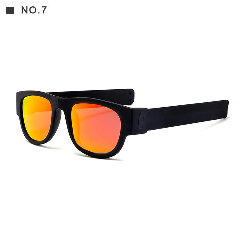 Polarisierte faltbare Handgelenk-Sonnenbrille mit neuem seltsamem Armband-Design faltbare Sonnenbrille bylotrend