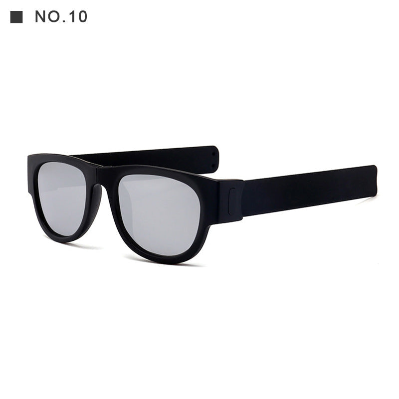 Polarisierte faltbare Handgelenk-Sonnenbrille mit neuem seltsamem Armband-Design faltbare Sonnenbrille bylotrend