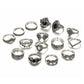 Ring Sets Damen verschiedene Größen bylotrend
