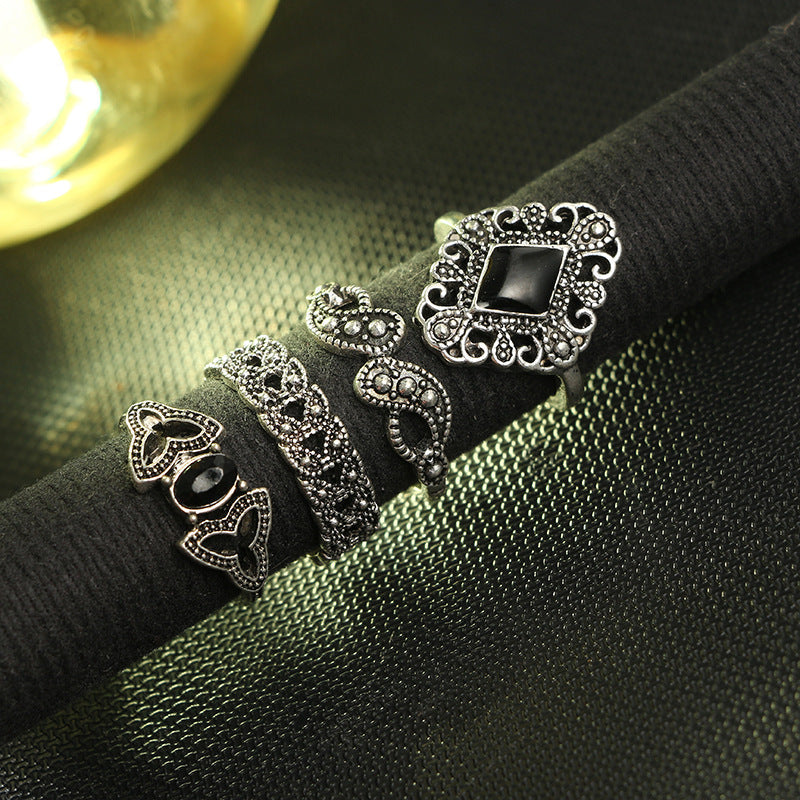Ring Sets Damen verschiedene Größen bylotrend