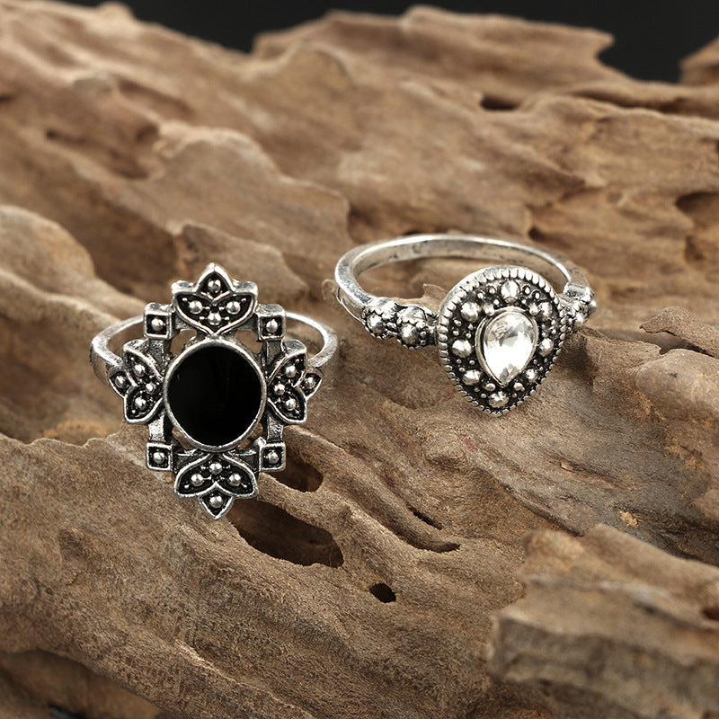 Ring Sets Damen verschiedene Größen bylotrend
