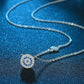 S925 Sterling Silber Blaue Auge  Halskette bylotrend