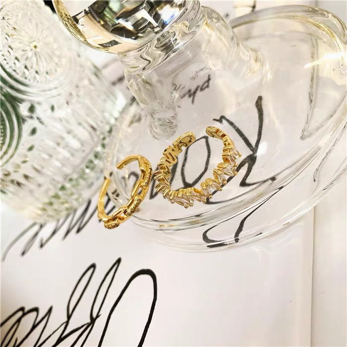 Schöne Damen Ring 14K Gold bylotrend