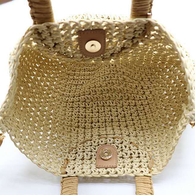 Strandtasche mit Holzgriff bylotrend