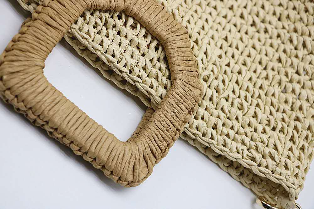 Strandtasche mit Holzgriff bylotrend