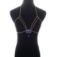 Strass-Halter-Kristall-Körperkette bylotrend