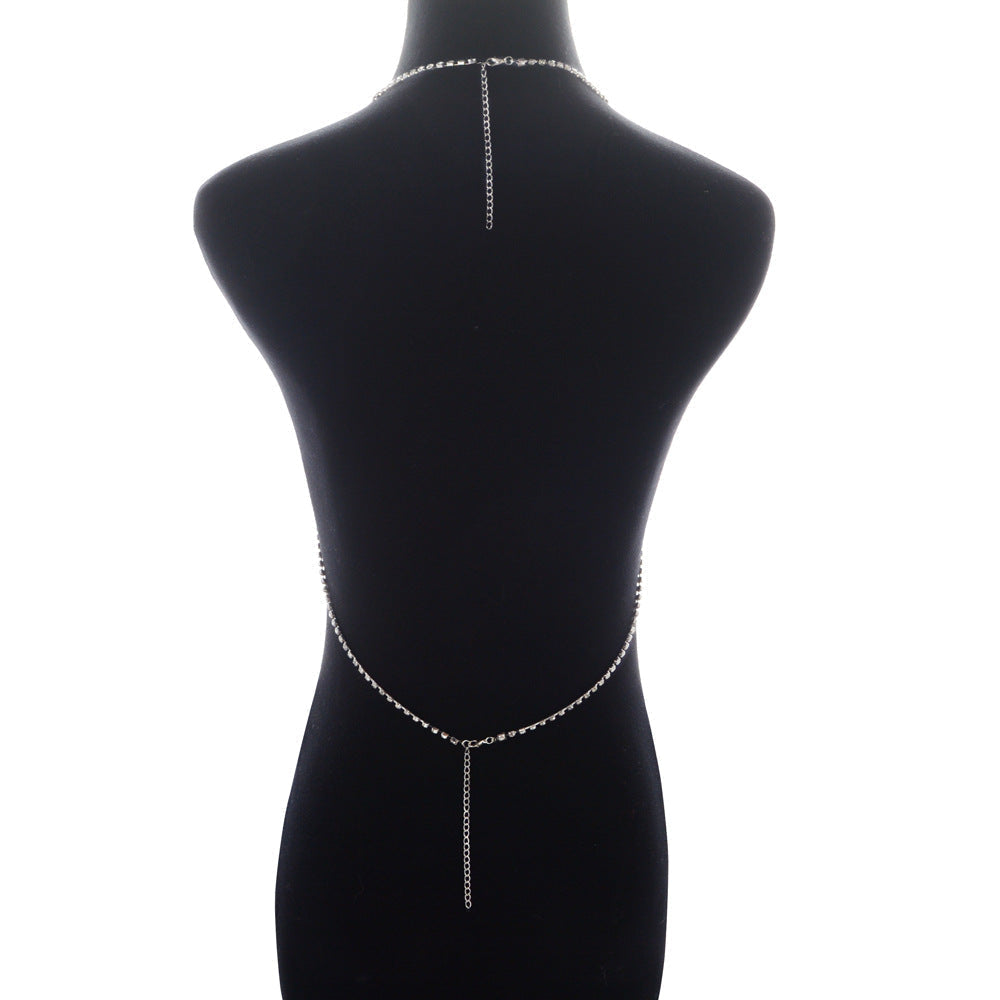 Strass-Halter-Kristall-Körperkette bylotrend