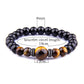 Tigerauge Perlen Armband Herren bylotrend