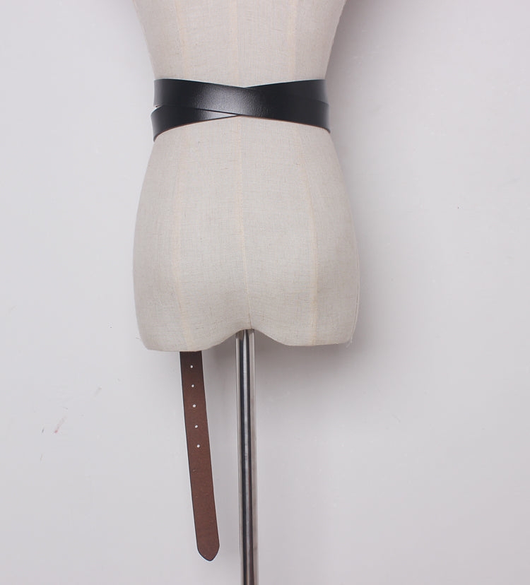 Wildleder Gürtel Schwarz Damen bylotrend