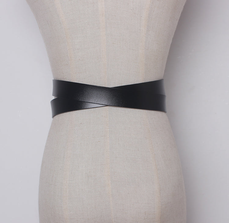 Wildleder Gürtel Schwarz Damen bylotrend