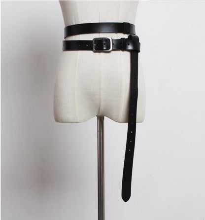 Wildleder Gürtel Schwarz Damen bylotrend