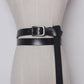 Wildleder Gürtel Schwarz Damen bylotrend