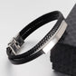 Herren Lederarmband Double Layer Handgefertigt